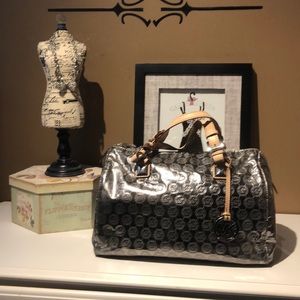 Michael Kors Silver MirrorMetallic Grayson Satchel